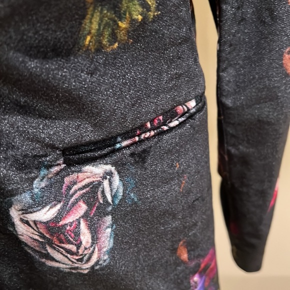 Mason’s Black Floral Blazer Jacket - Picture 4 of 11